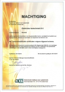 NIL machtiging lasserskwalificates (LK’s)