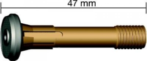 Gaslens 2,0mm 200/450W incl elektrodehouder Abitig PRO