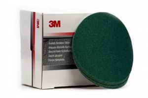 3M Hookit Schuurschijf 255P, 861A, goud,  150 mm, 15 gaten, P400